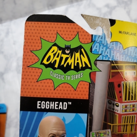 Batman Action Figures Lot of 3 Riddler Robin Egghead Classic TV Series DC New - Picture 14 of 16
